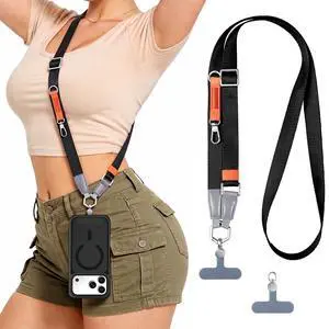 Phone Lanyard Crossbody, Universal Phone Lanyard, Anti-Theft Adjustable Wide Strap Phone Lanyard Crossbody, Universal Phone Lanyard, Anti-Theft Adjustable Wide Strap