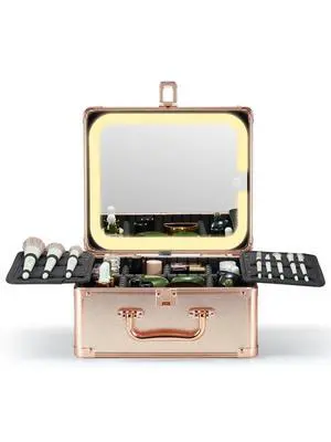 1X/30X Wall Mounted Lighted Makeup Mirror, 8" Rechargeable Double-Sided Magnifying Mirror with Light, Touch Dimmable 3 Color Light, 360° Rotation Foldable Extended Arm, Chrome 1X/30X Wall Mounted Lighted Makeup Mirror, 8" Rechargeable Double-Sided Magnifying Mirror with Light, Touch Dimmable 3 Color Light, 360° Rotation Foldable Extended Arm, Chrome