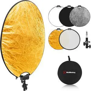 32'' Reflector Photography with tilt Adapter for Studio Outdoor 32'' Reflector Photography with tilt Adapter for Studio Outdoor
