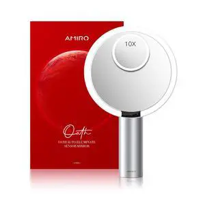 9" Lighted Makeup Mirror with Smart Sensor & Touch-Control, 3 Colors & 6 Brightness, Rechargeable & Cordless, Memory Function, Free Rotation, Gift for Woman - White 9" Lighted Makeup Mirror with Smart Sensor & Touch-Control, 3 Colors & 6 Brightness, Rechargeable & Cordless, Memory Function, Free Rotation, Gift for Woman - White