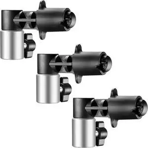 3 Pack Reflector Holder Backdrop Clamp, Sturdy Aluminum Alloy Photography Reflector Disc Holding Positioning Clamp Mount Adapter for Light Stand with 5/8" Stud 3 Pack Reflector Holder Backdrop Clamp, Sturdy Aluminum Alloy Photography Reflector Disc Holding Positioning Clamp Mount Adapter for Light Stand with 5/8" Stud