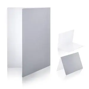 Studio Foldable Photography Reflector Board, White & Black Light Control Card for Product Photography, Food, Cosmetics, Jewelry & Handmade Goods, Made in Japan Studio Foldable Photography Reflector Board, White & Black Light Control Card for Product Photography, Food, Cosmetics, Jewelry & Handmade Goods, Made in Japan
