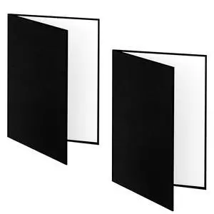 2PCS 3 in 1 12"x8" Photography Light Reflector Cardboard, A4 Paper Folding Light Diffuser Board for Studio, Still Life, Product Shooting - Black, Silver, White 2PCS 3 in 1 12"x8" Photography Light Reflector Cardboard, A4 Paper Folding Light Diffuser Board for Studio, Still Life, Product Shooting - Black, Silver, White