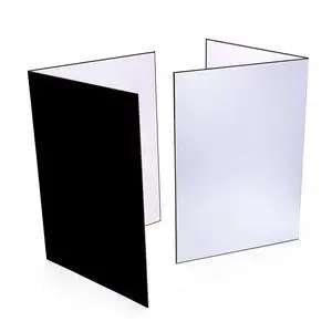 (2 Pcs) Light Reflector 3 in 1 Photography Reflector Cardboard, A4 (12x8 Inch) Size Folding Light Diffuser Board for Still Life, Product and Food Photo Shooting - Black, Silver and White, 2 Pack (2 Pcs) Light Reflector 3 in 1 Photography Reflector Cardboard, A4 (12x8 Inch) Size Folding Light Diffuser Board for Still Life, Product and Food Photo Shooting - Black, Silver and White, 2 Pack