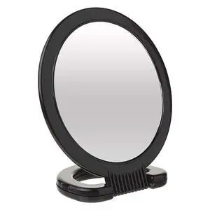 Hand Mirror Double-Sided 1X and 3X Magnification, Lightweight Portable Handheld Mirror with Handle, Ideal for Makeup, Shaving, & Everyday Beauty, Compact Size for Travel & Gym 6" Diameter Hand Mirror Double-Sided 1X and 3X Magnification, Lightweight Portable Handheld Mirror with Handle, Ideal for Makeup, Shaving, & Everyday Beauty, Compact Size for Travel & Gym 6" Diameter