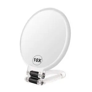 10X Magnifying Mirror, Double Side Handheld Mirror, Travel Makeup Mirror 10X Magnifying Mirror, Double Side Handheld Mirror, Travel Makeup Mirror