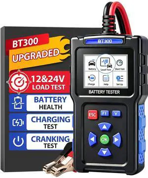 Battery Load Tester 12v Automotive, Car Battery Tester for 24V, BT300 Battery Load Tester 12v Automotive, Car Battery Tester for 24V, BT300