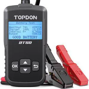BT50 Car Battery Tester, 12V, 100-2000 CCA Load Tester BT50 Car Battery Tester, 12V, 100-2000 CCA Load Tester