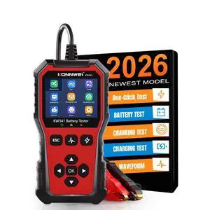 KW341 6V 12V 24V Battery Tester for Car Truck Motorcycle KW341 6V 12V 24V Battery Tester for Car Truck Motorcycle