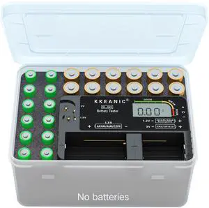 Battery Tester for AA AAA C D 9V & Case Household Batteries Battery Checker Battery Tester for AA AAA C D 9V & Case Household Batteries Battery Checker