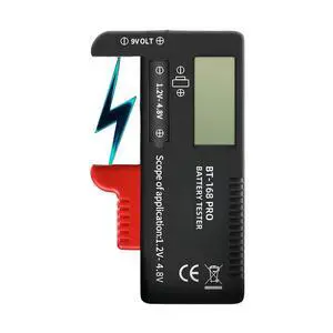 Battery Tester, Universal Battery Checker Small Battery Testers for 26650 18650 AAA AA C D 9V 1.5V Button Cell Household Batteries Battery Tester, Universal Battery Checker Small Battery Testers for 26650 18650 AAA AA C D 9V 1.5V Button Cell Household Batteries