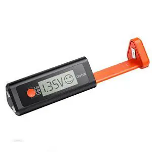 Digital Battery Tester with Magnetic End & LCD Display, Small Battery Checker Tester for AAA AA C D 9V CR123A 1.5V/3V Button Cell Household Batteries Digital Battery Tester with Magnetic End & LCD Display, Small Battery Checker Tester for AAA AA C D 9V CR123A 1.5V/3V Button Cell Household Batteries