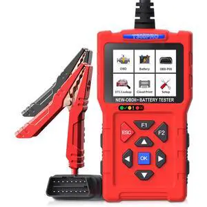 Car Scanner and Battery Tester 12v / 24v Automotive, 20-2000 CCA Car Battery Tester and Check Engine Code Reader, T300PRO Car Scanner and Battery Tester 12v / 24v Automotive, 20-2000 CCA Car Battery Tester and Check Engine Code Reader, T300PRO