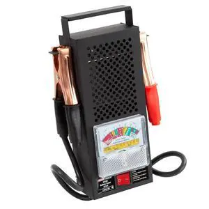 24338 Battery Load Tester, Battery Tester 12V Automotive, Easy-to-Read Car Battery Tester, Heavy Duty Clamps, Shock Resistant Meter, Housed in Sturdy Steel Case 24338 Battery Load Tester, Battery Tester 12V Automotive, Easy-to-Read Car Battery Tester, Heavy Duty Clamps, Shock Resistant Meter, Housed in Sturdy Steel Case