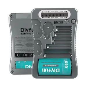 Battery Tester for AA AAA C D 9V 1.5V/3V Button Cell Batteries Battery Tester for AA AAA C D 9V 1.5V/3V Button Cell Batteries