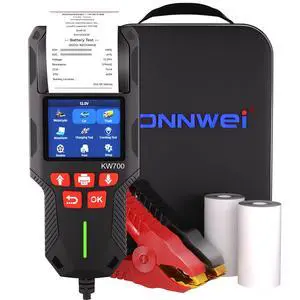 KW700 Car Battery Tester with Printer 12V/24V Battery Load Tester KW700 Car Battery Tester with Printer 12V/24V Battery Load Tester