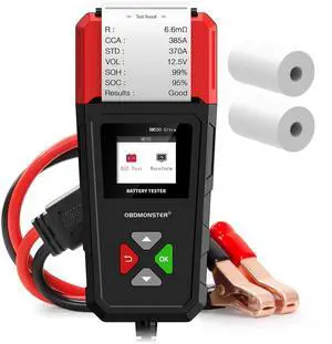 Car Battery Tester with Built-in Printer BM550U, 6V/12V/24V Car Battery Tester with Built-in Printer BM550U, 6V/12V/24V