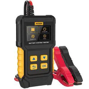BT360 Battery System Tester, Car Battery Tester DC Charging Cranking Test 100-2000 CCA, 2.4" Color LCD Battery Monitor, Digital Auto Analyzer for Vehicle Truck Motorcycle BT360 Battery System Tester, Car Battery Tester DC Charging Cranking Test 100-2000 CCA, 2.4" Color LCD Battery Monitor, Digital Auto Analyzer for Vehicle Truck Motorcycle