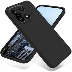 Compatible with Oneplus 15 Case Slim Silicone Liquid Full Body Cover,Phone Case for Oneplus 15 Soft Shockproof Cute Anti-Scratch Microfiber Lining Funda para Protective (Black) Compatible with Oneplus 15 Case Slim Silicone Liquid Full Body Cover,Phone Case for Oneplus 15 Soft Shockproof Cute Anti-Scratch Microfiber Lining Funda para Protective (Black)