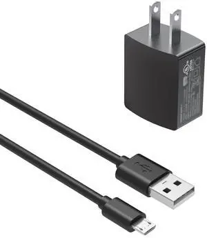 Micro USB Charger Fit for Samsung Galaxy Tab A 10.1"/8.0"/7.0"/9.7"/8.4", Tab E, Tab S2, SM-T580/P580/T800/T113/T520/T900/T320 Tablet, 5V 2A 10W Adapter with 5ft Charging Cord Cable Micro USB Charger Fit for Samsung Galaxy Tab A 10.1"/8.0"/7.0"/9.7"/8.4", Tab E, Tab S2, SM-T580/P580/T800/T113/T520/T900/T320 Tablet, 5V 2A 10W Adapter with 5ft Charging Cord Cable