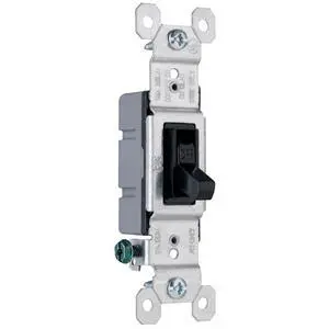 Legrand 15 Amp Single Pole Residential Toggle Light Switch, Black 1 Pack Legrand 15 Amp Single Pole Residential Toggle Light Switch, Black 1 Pack