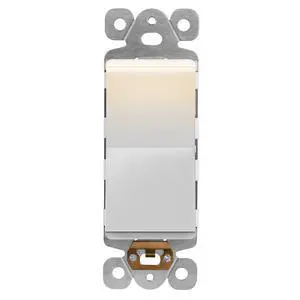 15A Decorator Switch with Lighted Paddle, Illuminated Paddle Switch 15A Decorator Switch with Lighted Paddle, Illuminated Paddle Switch