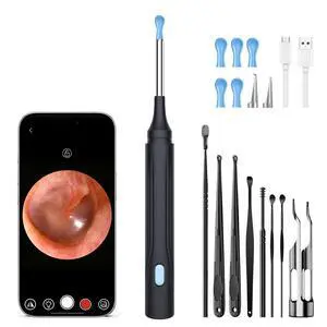 Ear Cleaner with Camera 10MP HD Ear Wax Removal Tool Kit for iOS Android Ear Cleaner with Camera 10MP HD Ear Wax Removal Tool Kit for iOS Android