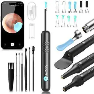 R1 Ear Wax Removal Tool:Ear Cleaner with HD Ear Camera FSA, Black R1 Ear Wax Removal Tool:Ear Cleaner with HD Ear Camera FSA, Black