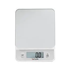 Glass Top Food Scale with Touch Controls, 11 lb Capacity, Sleek Silver Design, Accurate and Easy-to-Use Scale for Cooking and Baking Glass Top Food Scale with Touch Controls, 11 lb Capacity, Sleek Silver Design, Accurate and Easy-to-Use Scale for Cooking and Baking