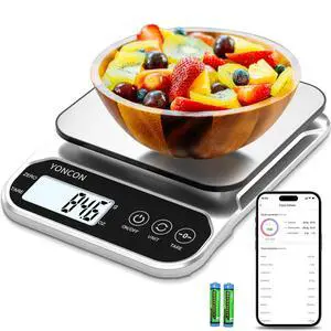 Smart Food Scale Digital Weight Grams and Oz, 3kg/0.1g Kitchen Scale for Weight Loss, Cooking, Baking, Super Accurate, Easy to Clean and Store, Tare Function (Batteries Included) Smart Food Scale Digital Weight Grams and Oz, 3kg/0.1g Kitchen Scale for Weight Loss, Cooking, Baking, Super Accurate, Easy to Clean and Store, Tare Function (Batteries Included)