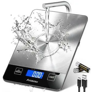 Food Scale Rechargeable - 33lb Digital Kitchen Scale Ounces Grams Food Scale Rechargeable - 33lb Digital Kitchen Scale Ounces Grams