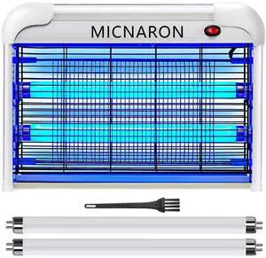 Electric Bug Zapper Indoor with 2 Replacement UV Blue Light Attract Bulbs Electric Bug Zapper Indoor with 2 Replacement UV Blue Light Attract Bulbs