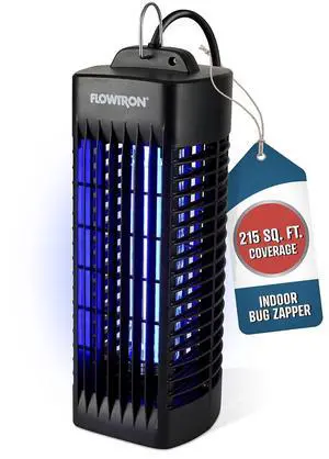 Plug-in Indoor Bug Zapper, 1000V, 215 Sq Ft, Black Plug-in Indoor Bug Zapper, 1000V, 215 Sq Ft, Black