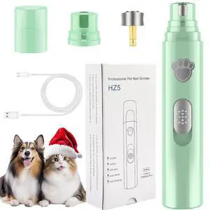 Dog Nail Grinder, 2-Speed Rechargeable Dog Nail Trimmers for Large Medium & Small Dogs, Upgrade Professional Electric Pet Paws Grooming, Quiet Puppy Grooming Tool, for Dogs Cats Dog Nail Grinder, 2-Speed Rechargeable Dog Nail Trimmers for Large Medium & Small Dogs, Upgrade Professional Electric Pet Paws Grooming, Quiet Puppy Grooming Tool, for Dogs Cats