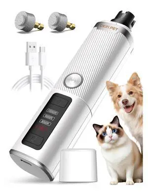 Dog Nail Grinder Whisper Quiet & Safe for Sensitive Dogs and Cats Dog Nail Grinder Whisper Quiet & Safe for Sensitive Dogs and Cats