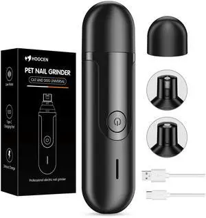 Dog Nail Grinder, Quiet and Low-Vibration Dog Nail Trimmers for Large Dogs, Medium, Small Dogs Cats Pets, Upgrade Professional Electric Pet Paws Toenail Grooming Tool Black Dog Nail Grinder, Quiet and Low-Vibration Dog Nail Trimmers for Large Dogs, Medium, Small Dogs Cats Pets, Upgrade Professional Electric Pet Paws Toenail Grooming Tool Black