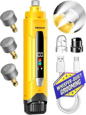 Whisper-Quiet Dog Nail Grinder 50% More Powerful for Sensitive Dogs,Cats Whisper-Quiet Dog Nail Grinder 50% More Powerful for Sensitive Dogs,Cats