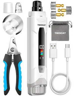 Whisper-Quiet Dog Nail Grinder Kit 50%More Powerful for Sensitive Dogs,Cats Whisper-Quiet Dog Nail Grinder Kit 50%More Powerful for Sensitive Dogs,Cats