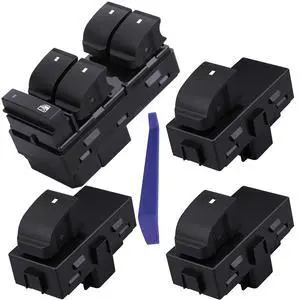 Driver Side Power Window Switch & 3 Pcs Passenger Window Switches Driver Side Power Window Switch & 3 Pcs Passenger Window Switches