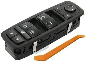 Master Power Window Switch.11 Metal Pins.Compatible with 2011 2012 2013 2014 Jeep Grand Cherokee.Dodge Durango.Driver Side Control switches Front Left.Led Light Green Master Power Window Switch.11 Metal Pins.Compatible with 2011 2012 2013 2014 Jeep Grand Cherokee.Dodge Durango.Driver Side Control switches Front Left.Led Light Green