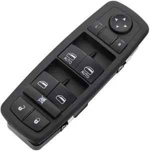 3+9 PINS.Driver Side Power Window Switch Fits for 2013-2015 Ram 1500 2500 3500 4500/5500,2013-2015 Ram C/V, 12-16 Dodge Grand Caravan, 12-15 Chrysler Town & Country|Replace OE #68110866AB 3+9 PINS.Driver Side Power Window Switch Fits for 2013-2015 Ram 1500 2500 3500 4500/5500,2013-2015 Ram C/V, 12-16 Dodge Grand Caravan, 12-15 Chrysler Town & Country|Replace OE #68110866AB