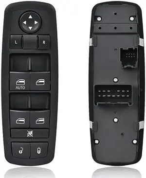 Driver Side Master Power Window Switch - 8Pins + 13Pins - Compatible with 2011-2016 Dodge Journey Window Control Switch Replaces 68084001AD 68084001AB 68084001AC Driver Side Master Power Window Switch - 8Pins + 13Pins - Compatible with 2011-2016 Dodge Journey Window Control Switch Replaces 68084001AD 68084001AB 68084001AC