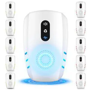 2026 Upgraded Ultrasonic Indoor Pest Repeller, 3-Mode Pest Control, 10 Pack 2026 Upgraded Ultrasonic Indoor Pest Repeller, 3-Mode Pest Control, 10 Pack