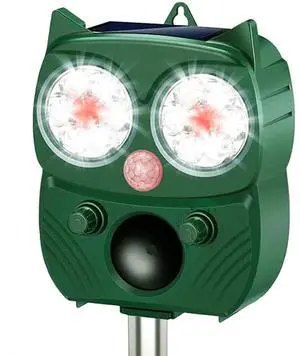 Solar Animal Repeller, Ultrasonic Repellent, Motion Detection, LED Flashing Light, Dog, Cat Repellent, Squirrel, Raccoon, Skunk, Rabbit, Rodent, Fox, Deer, etc. Solar Animal Repeller, Ultrasonic Repellent, Motion Detection, LED Flashing Light, Dog, Cat Repellent, Squirrel, Raccoon, Skunk, Rabbit, Rodent, Fox, Deer, etc.