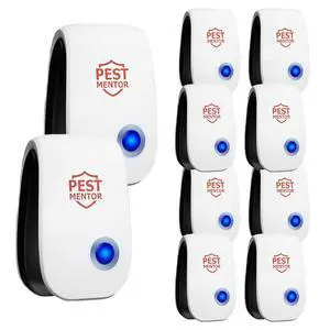 Ultrasonic Pest Repellent Plug-in, 10 Pack Indoor Pest Control Device for Home, Wall Outlet Bug Deterrent for Mice, Rats, Ants, Roaches, Spiders, Mosquitoes Ultrasonic Pest Repellent Plug-in, 10 Pack Indoor Pest Control Device for Home, Wall Outlet Bug Deterrent for Mice, Rats, Ants, Roaches, Spiders, Mosquitoes