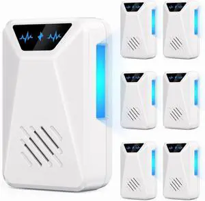 6 Packs Ultrasonic Pest Control Repeller, Electronic Plug in Indoor 6 Packs Ultrasonic Pest Control Repeller, Electronic Plug in Indoor
