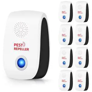 Ultrasonic Pest Control Repeller,Pest Repellent Ultrasonic Plug in 8 Pack Ultrasonic Pest Control Repeller,Pest Repellent Ultrasonic Plug in 8 Pack