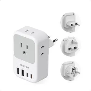 All European UK Travel Plug Adapter Kit, PD 20W All European UK Travel Plug Adapter Kit, PD 20W