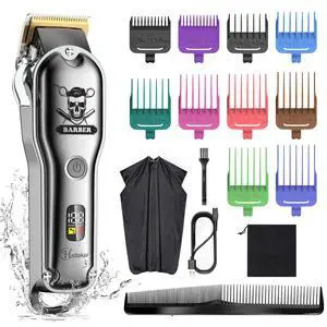 Hair Cutting Kit Pro Hair Clippers for Men Professional Barber Clippers IPX7 Waterproof Cordless Beard / Hair Trimmer Hair Cutting Kit Pro Hair Clippers for Men Professional Barber Clippers IPX7 Waterproof Cordless Beard / Hair Trimmer