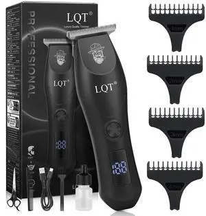 Professional Hair Clippers for Men - Cordless & Corded Dual Mode, 2-Speed & LCD Display, Complete Barber Kit, Scissors, Guide Combs, Rechargeable Beard/Hair Trimmer for Home & Professional Use Professional Hair Clippers for Men - Cordless & Corded Dual Mode, 2-Speed & LCD Display, Complete Barber Kit, Scissors, Guide Combs, Rechargeable Beard/Hair Trimmer for Home & Professional Use